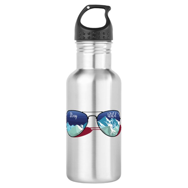 Mountain sun glasses 532 ml water bottle (Front)