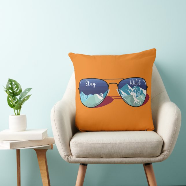 Mountain sun glasses  cushion (Chair)