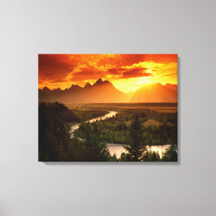 Mountain Sunrise Canvas Print