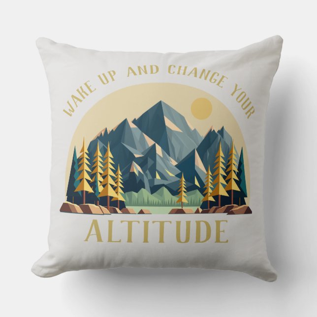 Mountain Sunrise Cushion (Front)