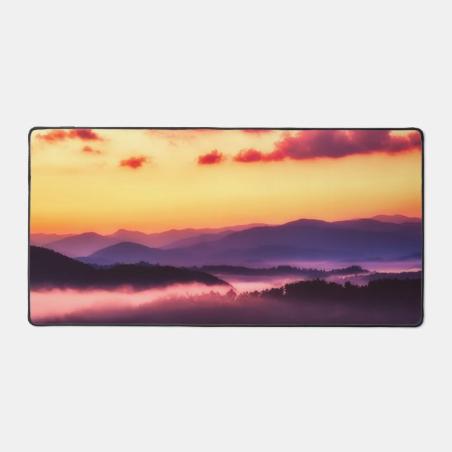 Mountain Sunrise Desk Mat (Front)