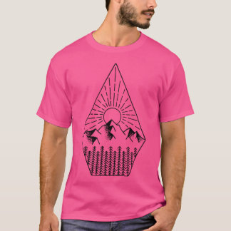 Mountain Sunset Active T-Shirt