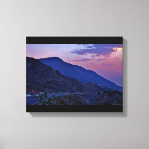 Mountain Sunset Canvas Print