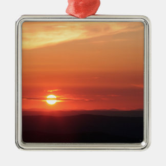 Mountain Sunset in the Shenandoah Metal Tree Decoration
