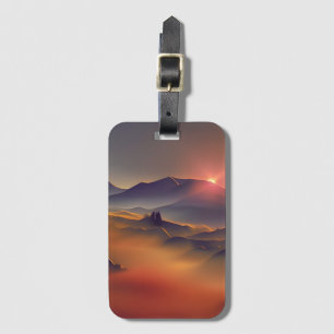 Mountain Sunset   Luggage Tag