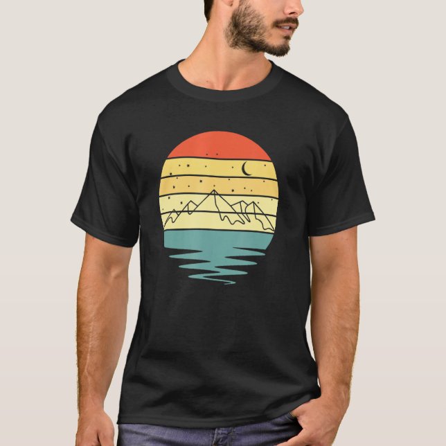 Mountain Sunset Outdoor And Nature  2 T-Shirt (Front)