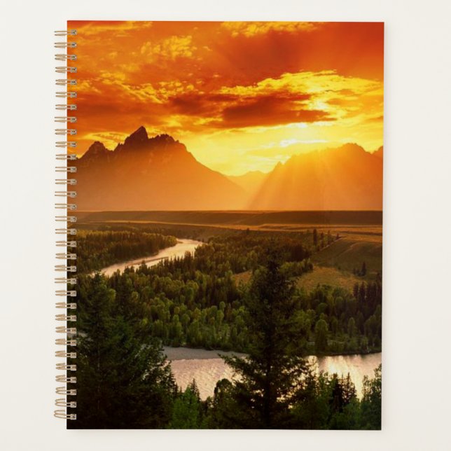 Mountain Sunset Planner (Front)