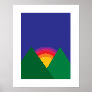 Mountain Sunset Print