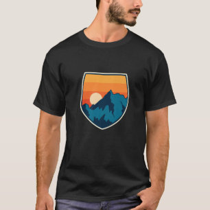 Mountain Sunset Sunrise Hiking Trekking T-Shirt