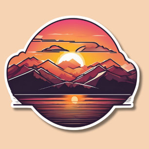 Mountain Sunset Waterproof