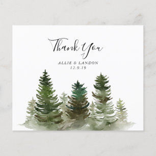 Mountain Thank You Card Budget