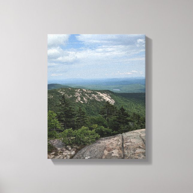Mountain top view canvas print (Front)