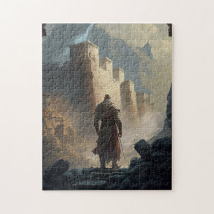 Mountain town siege jigsaw puzzle