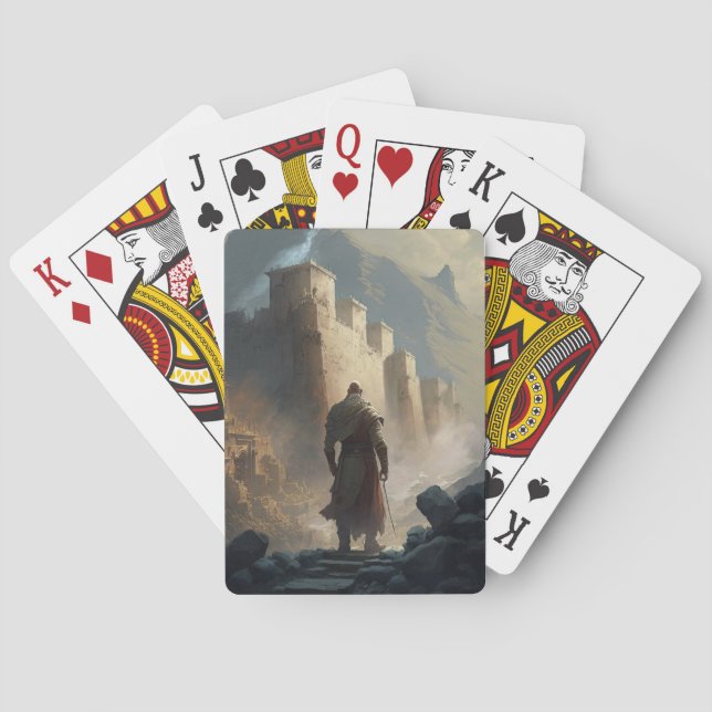 Mountain Town Siege Playing Cards (Back)