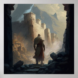 Mountain town siege poster