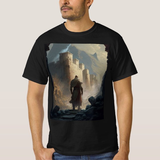 Mountain town siege T-Shirt (Front)