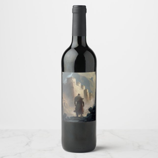 Mountain Town Siege Wine Label (Front)