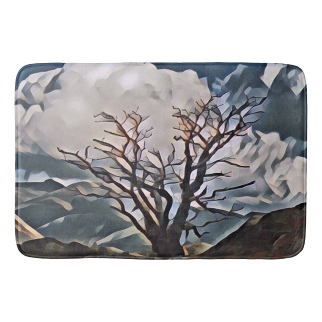 MOUNTAIN TREE     BATH MAT (Front)