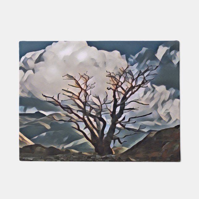 MOUNTAIN TREE    DOORMAT (Front)