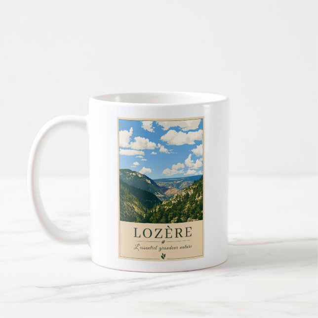 Mountain Valley Panorama Coffee Mug (Left)
