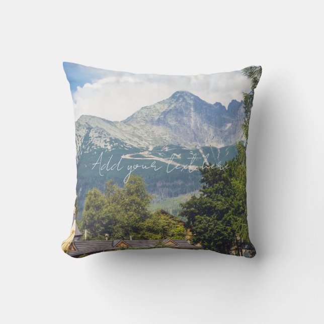 Mountain view cushion (Front)