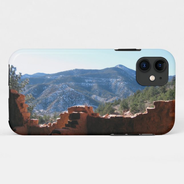 Mountain View from Manitou Springs Cliff Dwelling Case-Mate iPhone Case (Back (Horizontal))