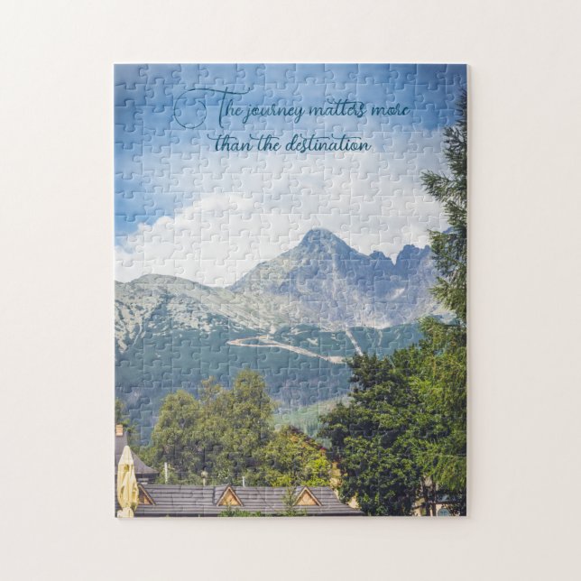 Mountain view jigsaw puzzle (Vertical)