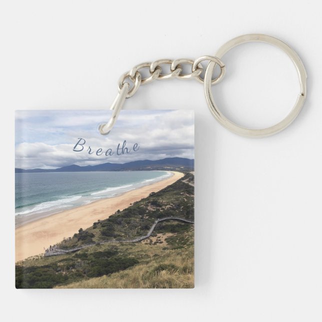 Mountain view key ring (Back)