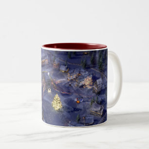 Mountain Village Christmas Mug