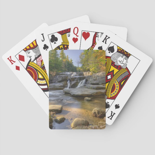 Mountain Waterfall Playing Cards (Back)