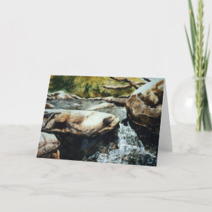Mountain Waters Greeting Card