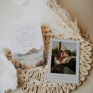 Mountain Wedding Invitation