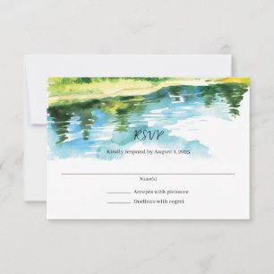 Mountain Wedding Invitation Response Card