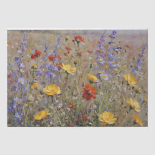 Mountain Wildflowers Decoupage Tissue Paper