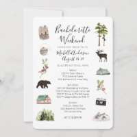 Mountain Woods Bachelorette Weekend Itinerary 