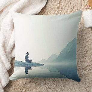 Mountain Zen Peaceful Meditation Design Cushion