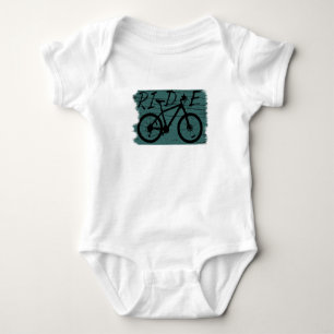 Mountainbike adventure baby bodysuit