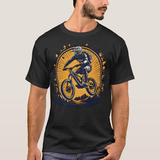 Mountainbike Downhill T-Shirt (Front)