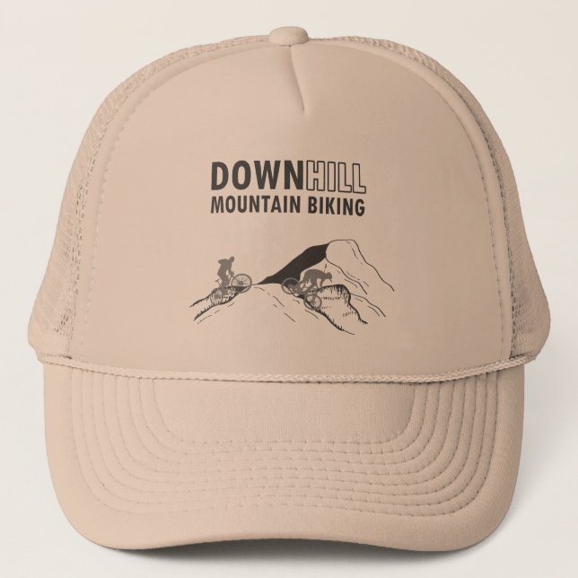 Mountainbike Downhill Trucker Hat (Front)