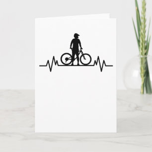 Mountainbike Heartbeat Mountain Bike Cycling Gift Card