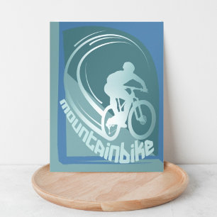 Mountainbike MTB Mountain bike Postcard