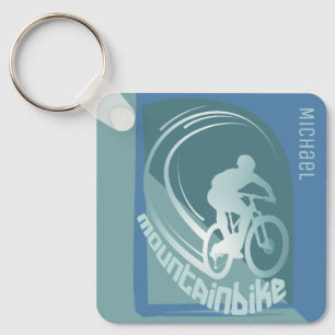 Mountainbike mtb Mountainbiker accessory gift  Key Ring
