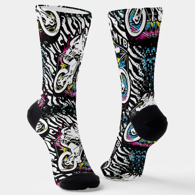 Mountainbike Socks - MTB - Mountainbike Socks  (Angled)