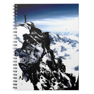 Mountaineer Achievement Snow Winter Notebook