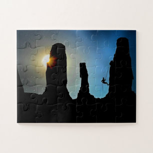 Mountaineer Climb Climbing Sport Mountaineering Jigsaw Puzzle