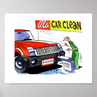 Mountaineer Dental Floss Poster