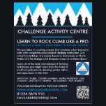 Mountaineer, Hiking and Climbing, Adventure Flyer<br><div class="desc">Mountaineer,  Hiking and Climbing,  Adventure Advertising Flyers By The Business Card Store.</div>