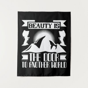 Mountaineering - Beauty Is The Door Tapestry