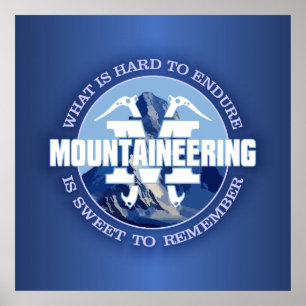Mountaineering (Endure) Poster