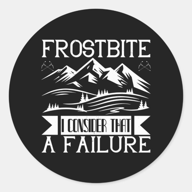 Mountaineering - Frostbite Classic Round Sticker (Front)